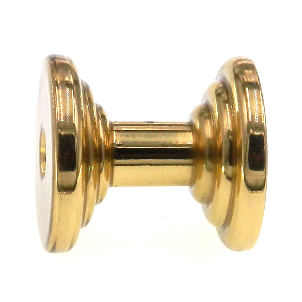 Vintage Amerock Fusital Solid Brass 1" Round Cabinet Knob Pull B36-C-3