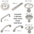 Keeler Annapolis Satin Nickel Cabinet 3"cc Handle Pull P416