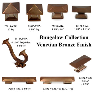 10 Pack Hickory Bungalow Bronze 3 3/4" (96mm) cc Cabinet Bar Pull P2154-VBZ