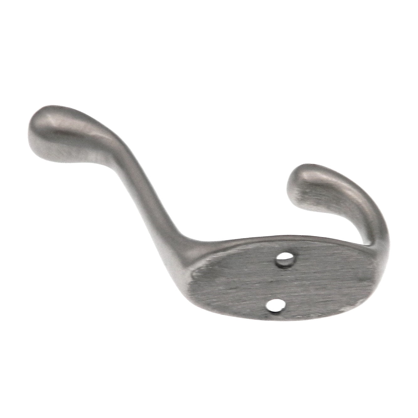 Warwick Satin Nickel Double Coat, Hat, Robe, Towel Wall or Door Hook BH2003SN