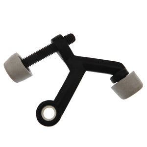 Warwick Adjustable Hinge Pin Doorstop, 1 1/2" Bolt, Black Finish BH2012BL