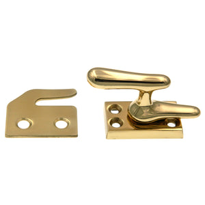 Warwick Window Lock, Casement Fastener with 3 Strikes, Polished Brass BH2013PB