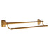 Amerock Clarendon Gilded Bronze 24 Inch Double Bath Towel Bar BH26505-GB