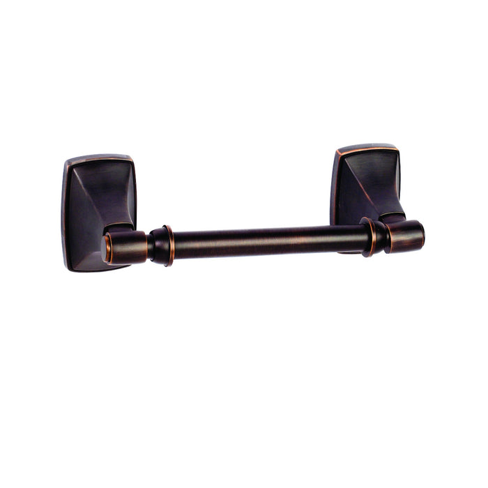 Amerock Clarendon Oil-Rubbed Bronze Pivoting Post Tissue Roll Holder BH26507ORB
