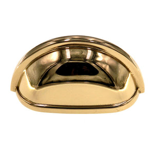 Belwith Keeler Betsy Ross Solid Brass 3" Ctr Drawer Cup Pull Handle BK1
