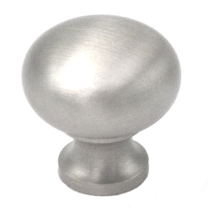 BK10-15 Satin Nickel Belwith Solid Brass 3/4" Mushroom Cabinet Knob Pull