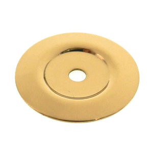 Belwith Keeler Solid Brass 1 1/4" Round Backplate For Cabinet Knobs 