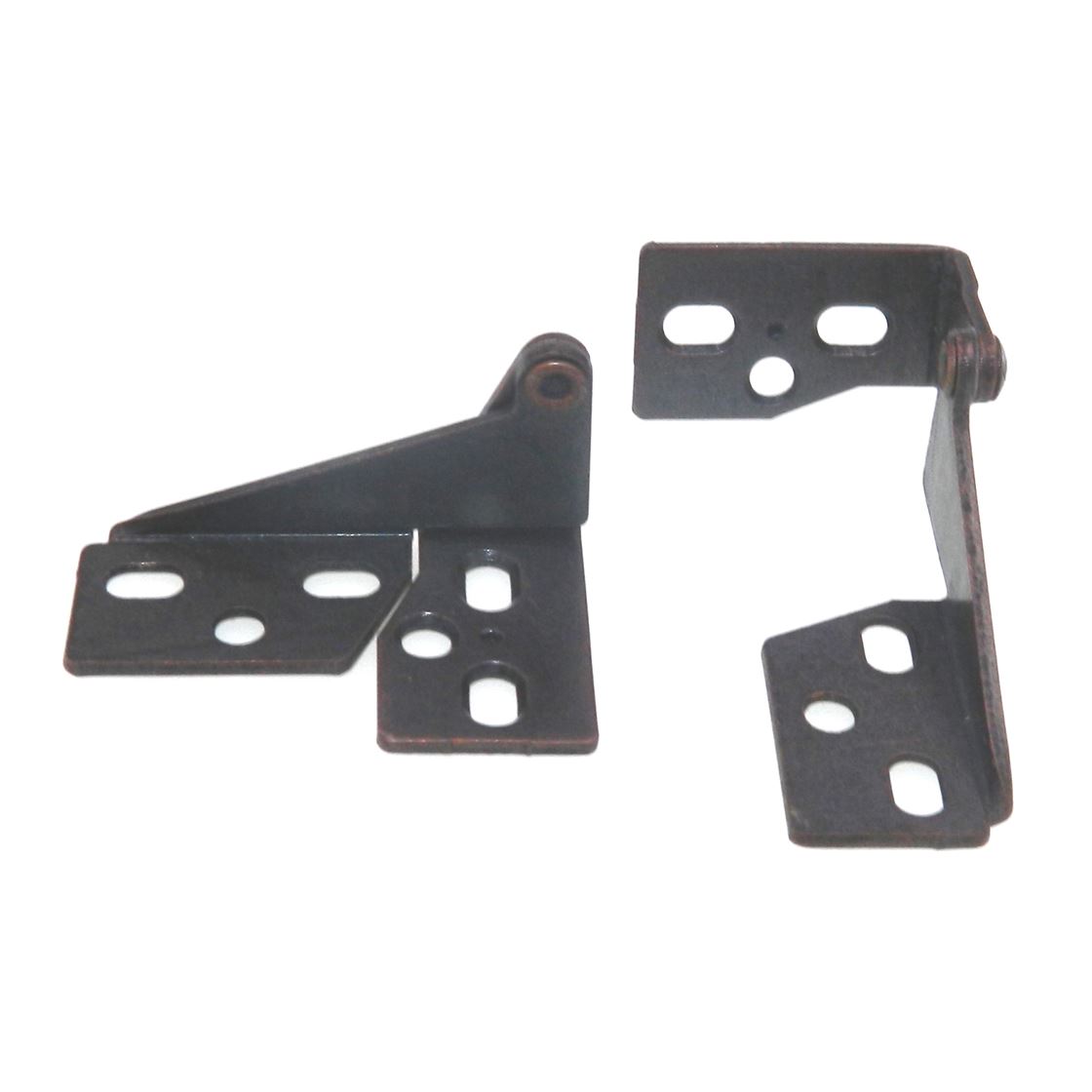 Set of Amerock Machine Antique Copper Concealed Pin KnifePivot Hinges