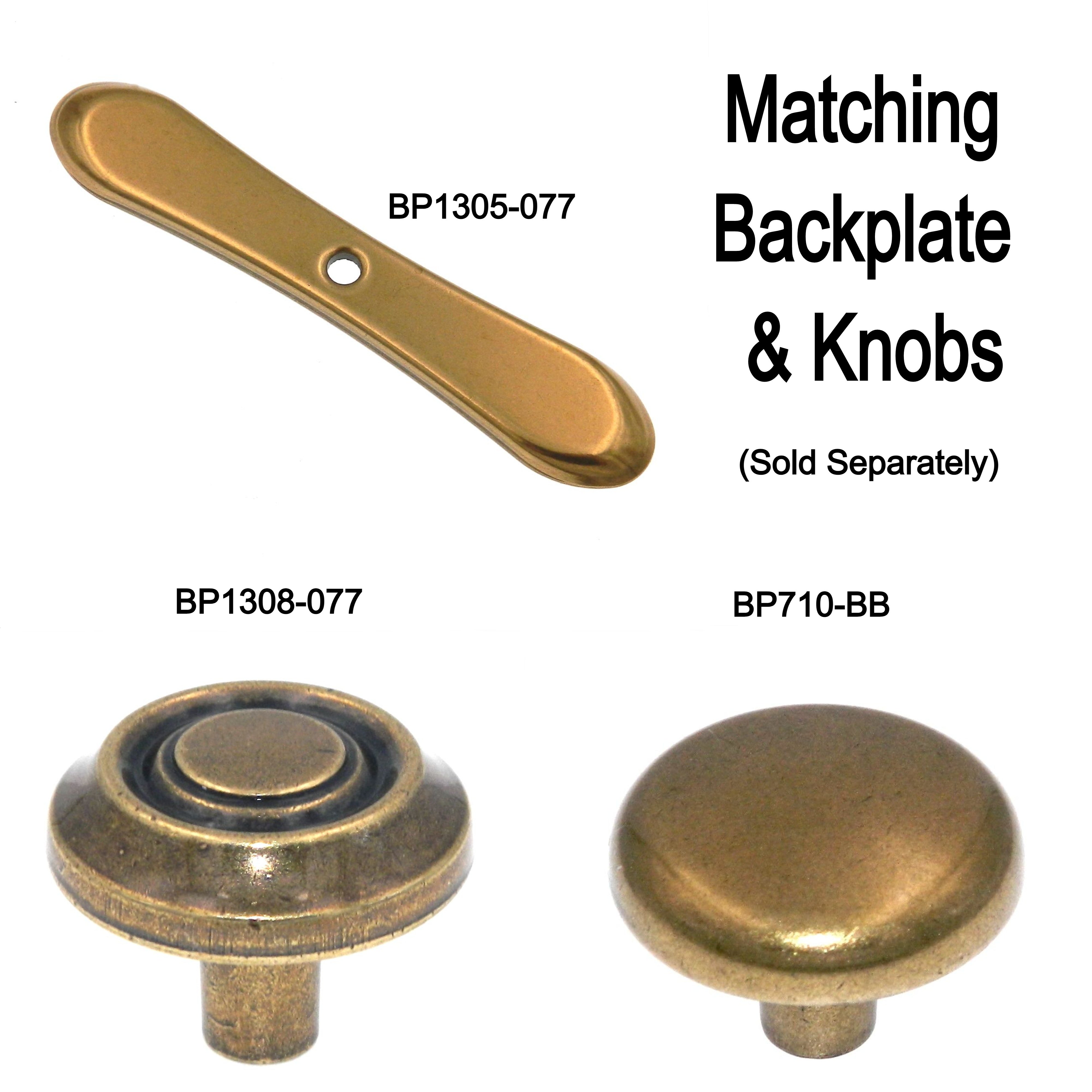 Amerock Hardware BP710-BB Burnished Brass 1 1/4" Round Cabinet Knob Pulls