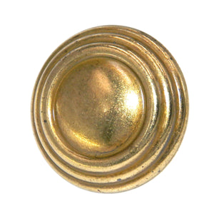 Amerock Brass & Sterling Traditions BP1307-R1 Regency Brass 1 1/4" Cabinet Knob