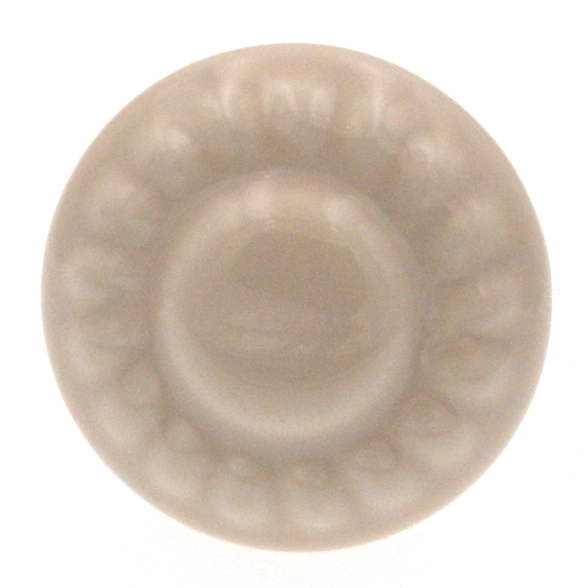 Paquete de 2 perillas para gabinete Amerock BP1321-A de cerámica lavada color almendra de 1 3/8 "