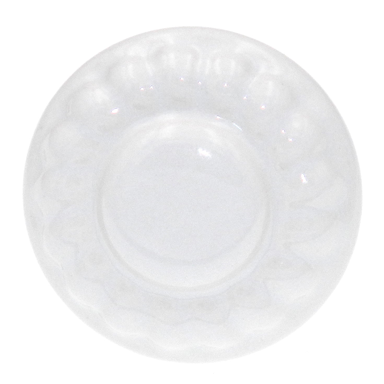 Amerock BP1321-W White Colour Washed Ceramic 1 3/8" Mushroom Cabinet Knobs