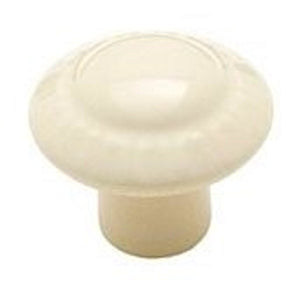 Amerock BP1322-A Almond Colour Washed Ceramic 1 3/8" Mushroom Cabinet Knobs