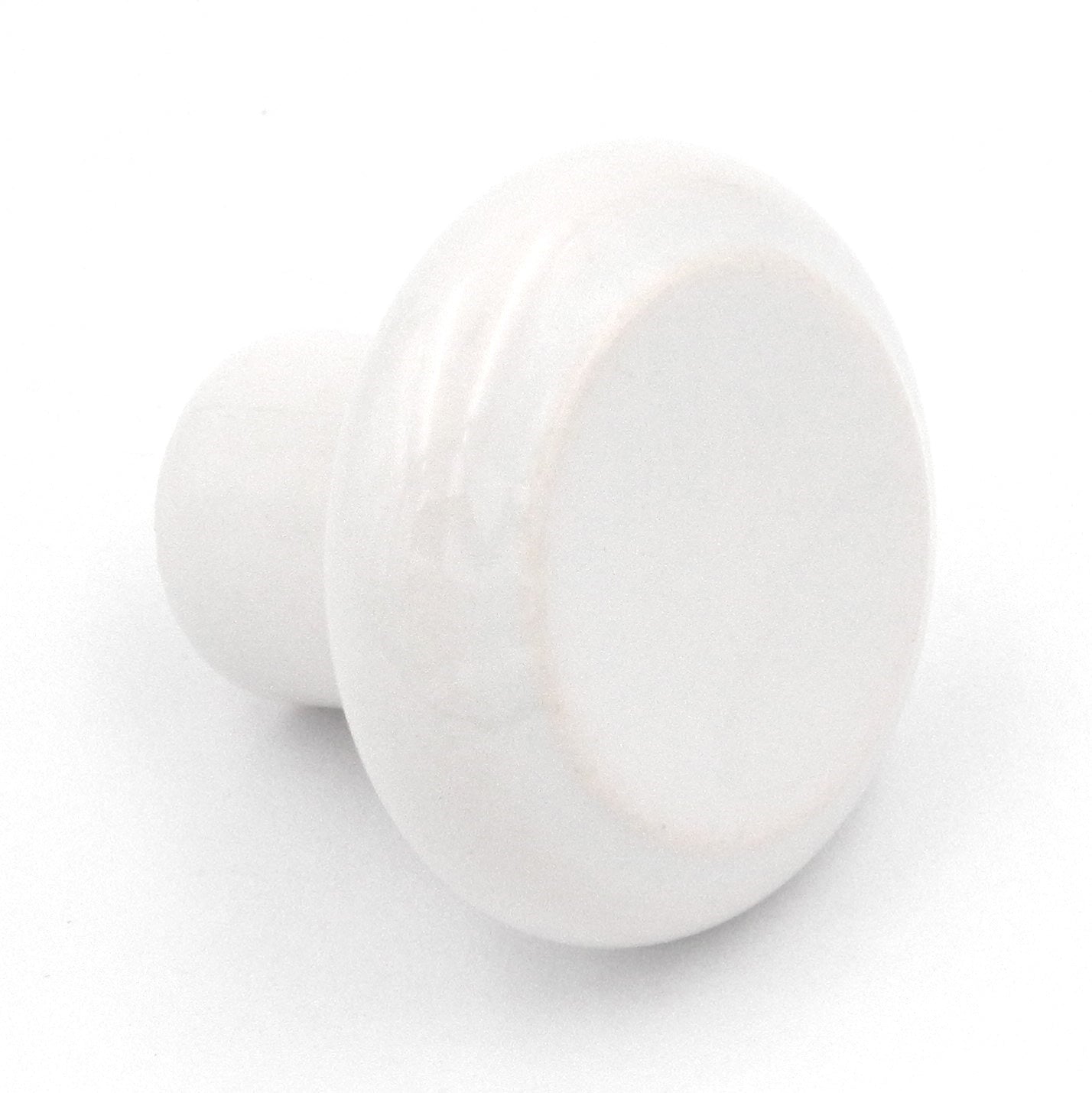 Amerock White Ceramic 1 3/8" Knob BP1323-W