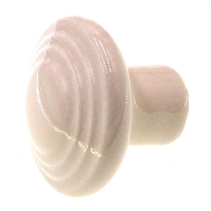 Amerock Colour Washed Ceramics Almond 1 3/8" Ringed Cabinet Knob BP1325-A