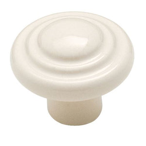 Amerock BP1326-A Almond 1 3/8" Cabinet Knob Pulls Colour Washed Ceramic