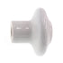 Amerock Ceramics BP1326-W - Tirador redondo para gabinete, color blanco, 1-1/2"