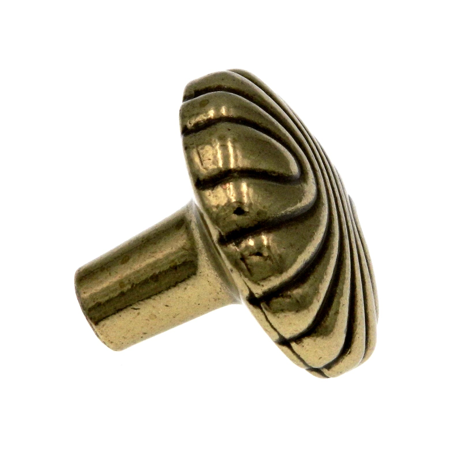 Amerock Natural Elegance Burnished Brass 1 7/32" Round Cabinet Knob BP1337-O77