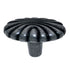 Amerock BP1338WI - Pomo decorativo para gabinete (hierro forjado, elegancia natural, 1 5/8 pulgadas)
