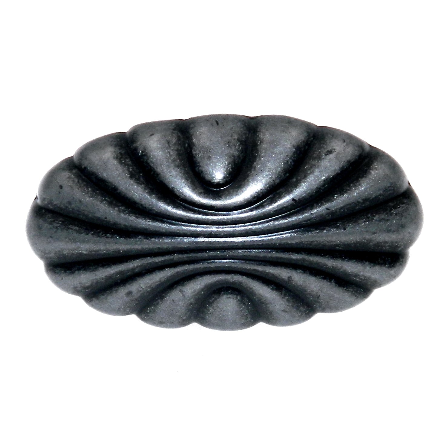Amerock BP1338WI - Pomo decorativo para gabinete (hierro forjado, elegancia natural, 1 5/8 pulgadas)