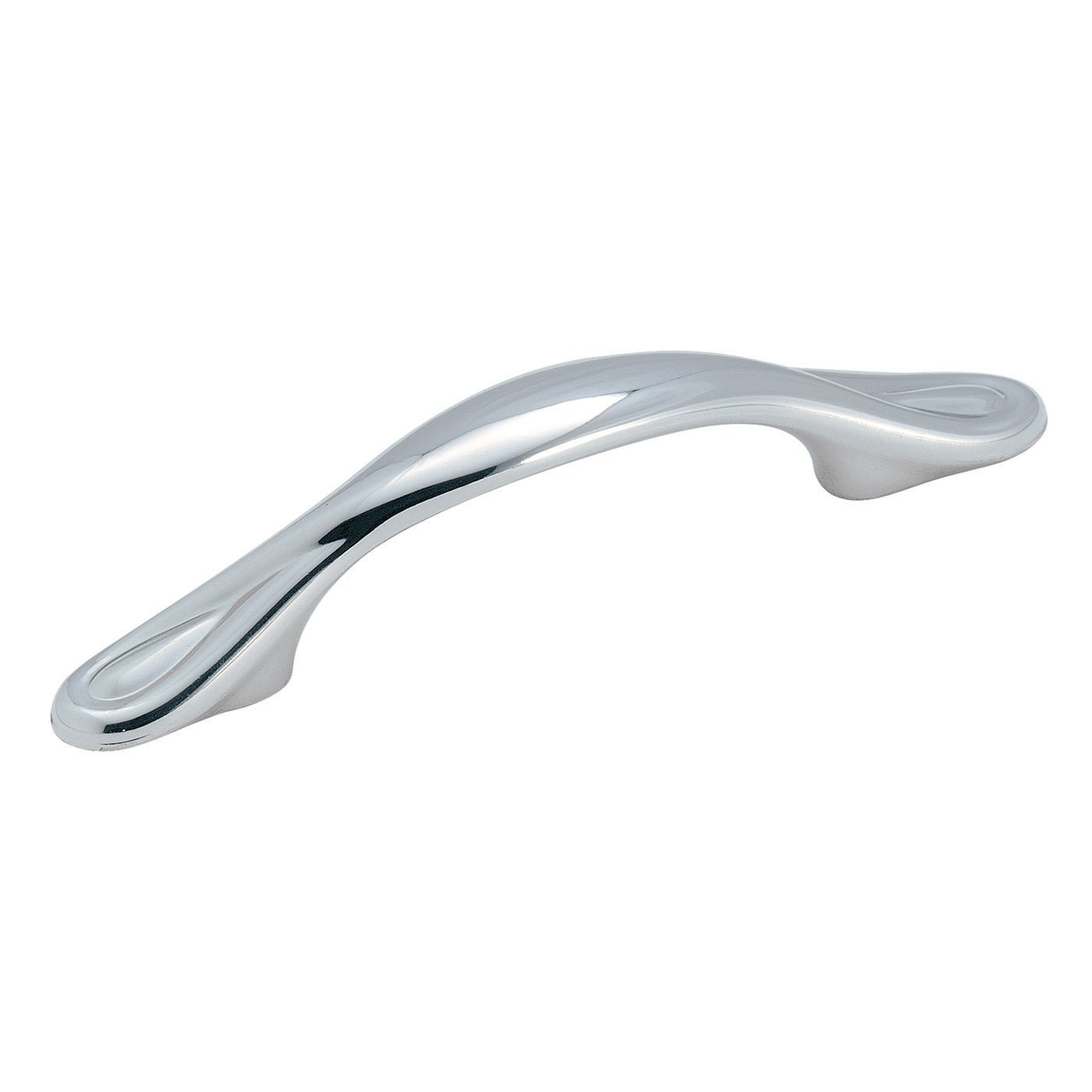 Amerock BP1383-26 Polished Chrome 3"cc Arched Cabinet Handle Pulls Reflections