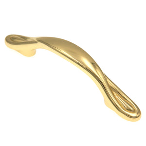 Amerock Reflections Polished Brass 3" Center to Center Cabinet Handle Pull BP13833