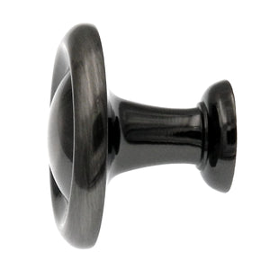 10 Pack Amerock Hint of Heritage 1 1/4" Pewter Cabinet Knob Pulls BP1386-PWT