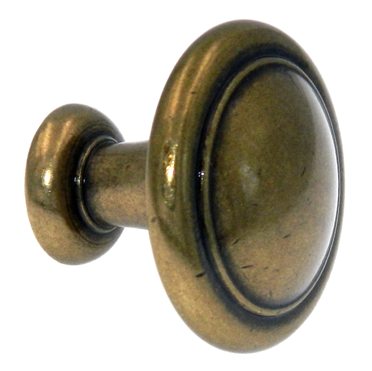Amerock Reflections Regency Brass BP1387R1 - Pomo redondo para gabinete (1 1/4 pulgadas)