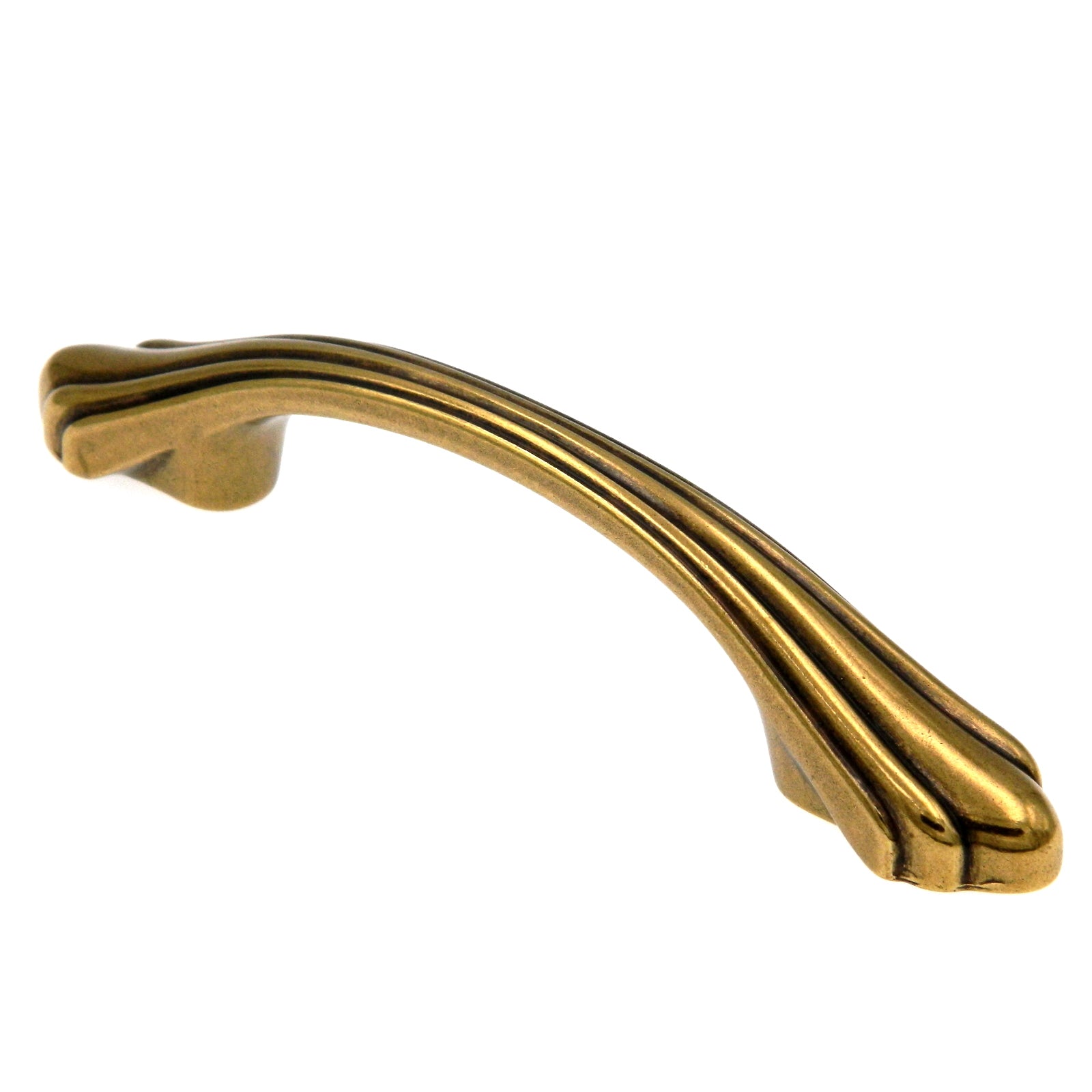 10 Pack Amerock Radiance BP1395-R1 Regency Brass 3" Cabinet Handle Pull