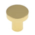 Amerock Hardware BP1413-3 Solid Brass Polished Brass 1" Cabinet Knob Pull