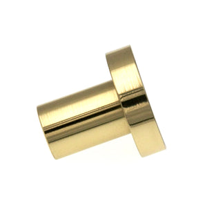 Amerock Hardware BP1413-3 Solid Brass Polished Brass 1" Cabinet Knob Pull