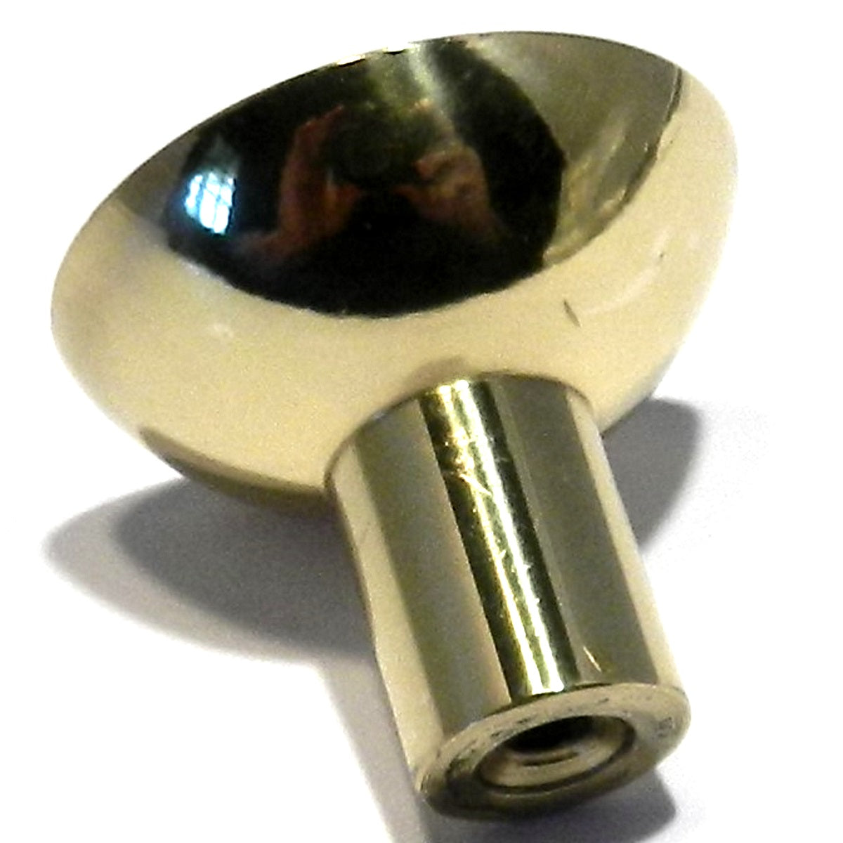 Amerock Hardware BP1416-3 Tiradores de perilla de gabinete de latón macizo de latón pulido de 1 1/8"