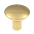 Amerock Hardware BP1416-3 Tiradores de perilla de gabinete de latón macizo de latón pulido de 1 1/8"