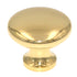 Amerock Allison Polished Brass 1 1/4" Mushroom Cabinet Solid Brass Knob BP14243