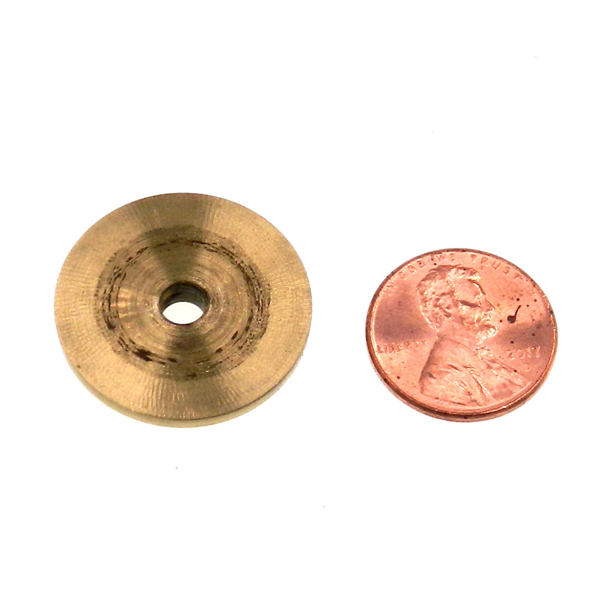 Amerock Advantage BP1432-3 - Pomo para gabinete (latón macizo, latón brillante, 1.0 in)