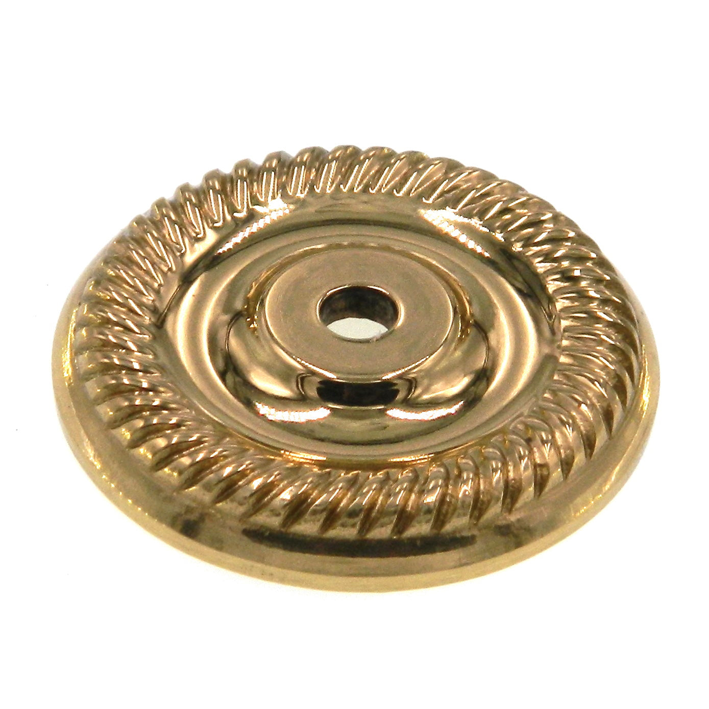 Amerock 1 5/8" Diameter Solid Brass Cabinet Knob Backplate BP1437-3