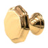 Amerock Advantage Bright Brass 1" Octagon Cabinet Knob Pull BP1446-3