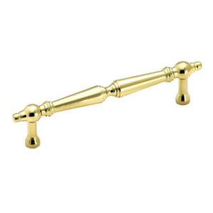 Amerock Traditional Classics BP1455-3 Polished Brass 4" Cabinet Handle Pull
