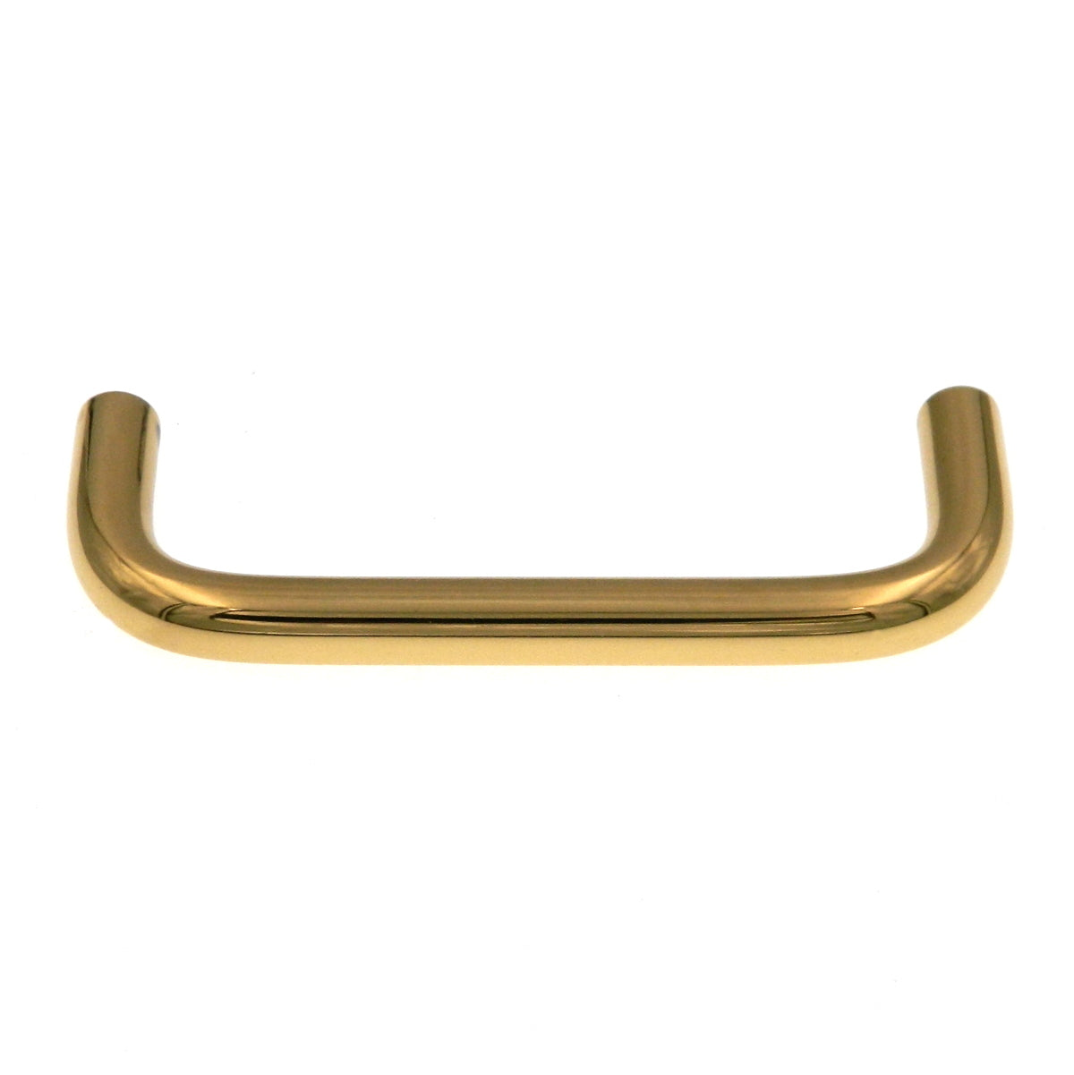 Amerock BP1460-3 Tiradores de alambre para gabinete de latón macizo de 3 "cc de latón pulido