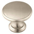 Amerock Hint of Heritage BP14662G10 - Pomo redondo para gabinete (níquel satinado, 1-3/4 pulgadas)