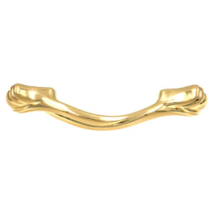 Amerock Expressions Brushed Brass 3", 3 3/4" (96mm)cc Cabinet Handle BP1471O74