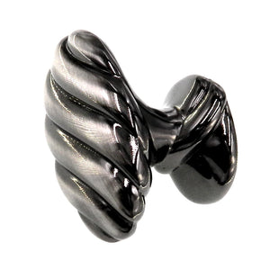 Amerock Expressions Pewter 1 1/2" Oval Cabinet Knob Pull BP1474-PWT
