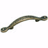 BP1580-R2 Weathered Brass 3"cc Leaf Cabinet Handle Pulls Amerock Inspirations