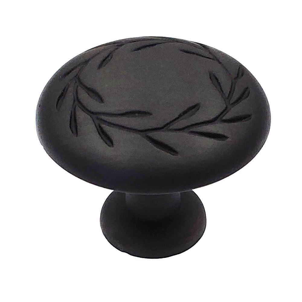 Amerock Nature's Splendor Oil-Rubbed Bronze 1 3/4 inch Round Cabinet Knob BP15812ORB