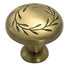 BP1581-EB Elegante latón 1 1/4" perilla de gabinete de hoja de hongo tira Amerock Hardware