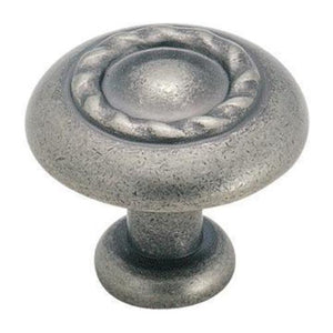 25 Pack Amerock Inspirations BP1585-WN Weathered Nickel 1 1/4" Rope Cabinet Knob Pull