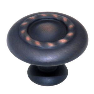 Amerock Inspirations Oil-Rubbed Bronze 1 3/4" Round Cabinet Knob BP1585-2-ORB