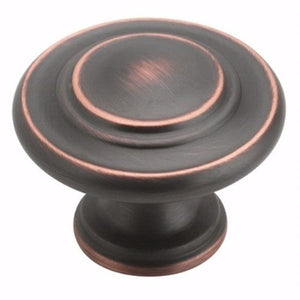 BP1586-ORB Oil Rubbed Bronze 1 3/8" Cabinet Knobs Pulls Amerock Inspirations