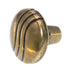 Amerock Design Details 1 1/4" Regency Brass Wavy Lines Cabinet Knob BP1827-R1