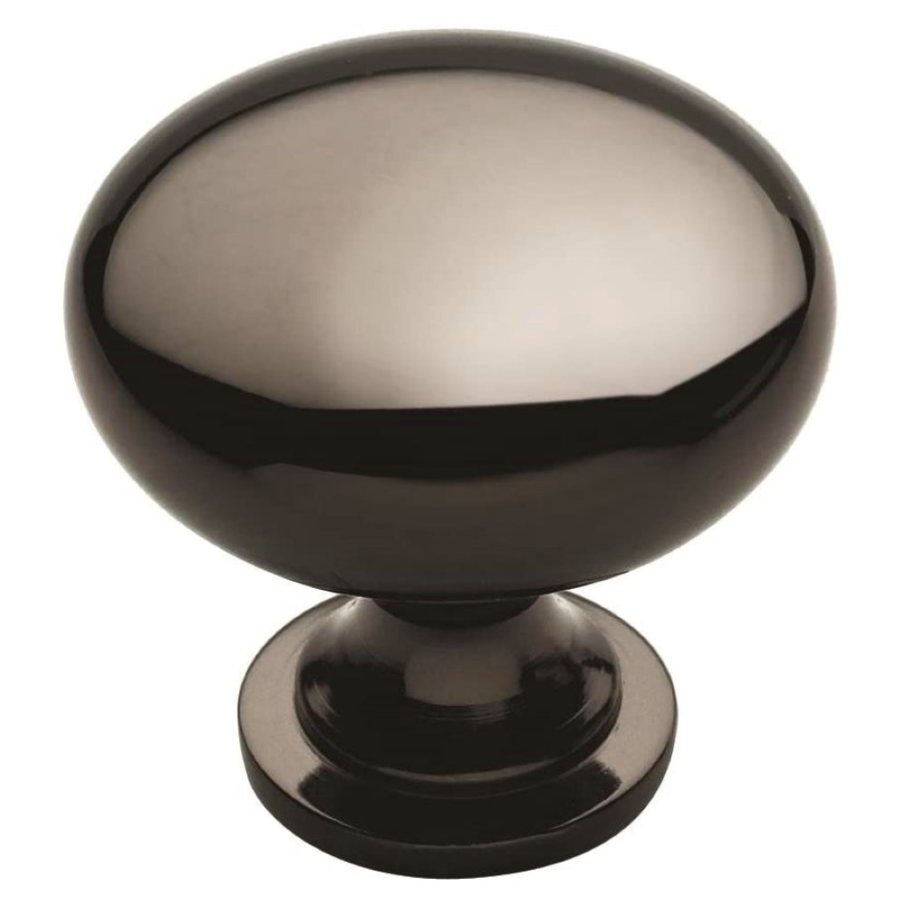 Amerock Allison BP1910BN - Pomo redondo para gabinete (níquel negro, 1-3/16 pulgadas)